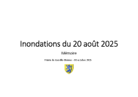 Inondations du 20 août 2025 Partie 1