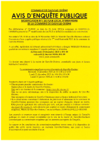 Avis d’enquête publique
